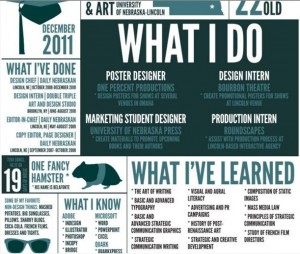 Social media resume